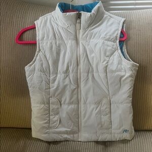 Aeropostale Kids White Puffer Vest